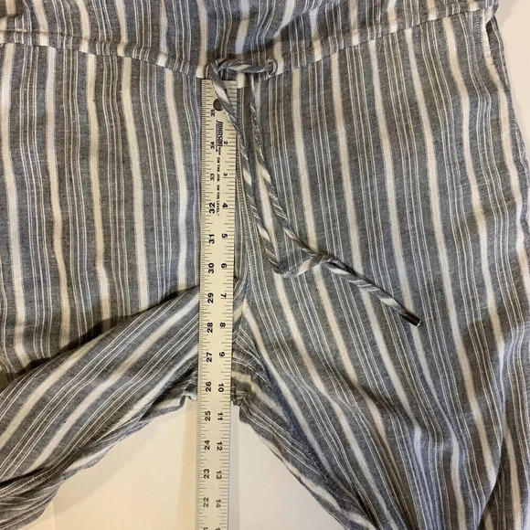 Rails Women's Brooklyn Greenwich Striped  Linen Blend Capri Jumpsuit Size XS‎ - Picture 13 of 14